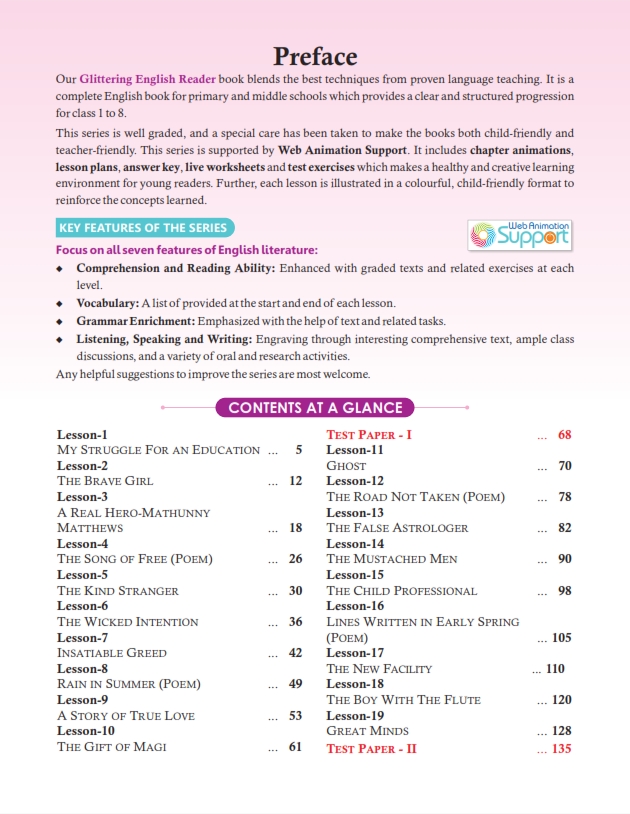 Glittering English Reader8 Children Choice  Animation Support